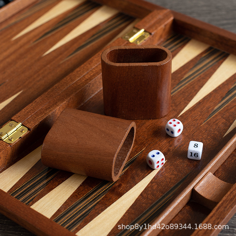 طاولة نرد خشبية صلبة، مصنوعة م - مراجعة Board Game Zenith وسعره