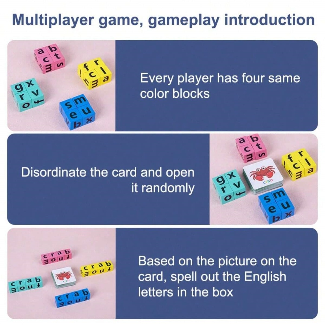لعبة لوحية لتهجئة الحروف الأبج - مراجعة Board Game Pdf وسعره