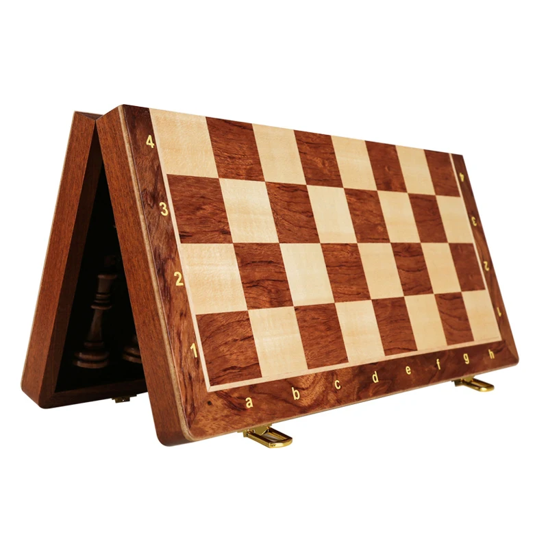 قطع خشبية صلبة قابلة للطي كبير - مراجعة Chess Set Wooden وسعره