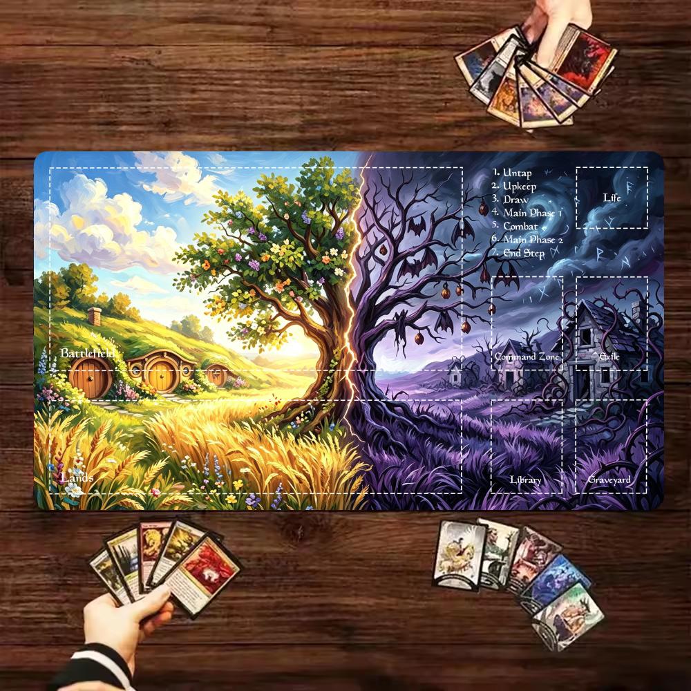 بساط لعب سحري بتصميم شجرة مخيف - مراجعة Board Game Zone وسعره