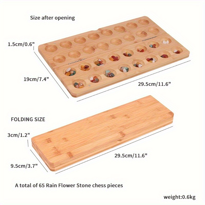 مجموعة لعبة مانكالا خشبية محمو - مراجعة Chess Set Wooden وسعره