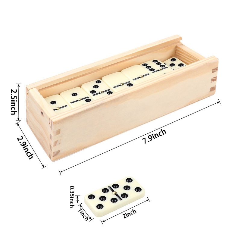 العاج مزدوجة ستة الثنائي مينو  - مراجعة Chess Set Wooden وسعره