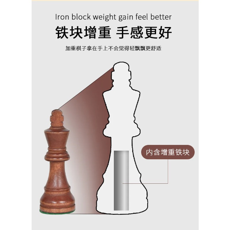 مجموعة شطرنج بقطع خشبية مغناطي - مراجعة Chess Set Wooden وسعره