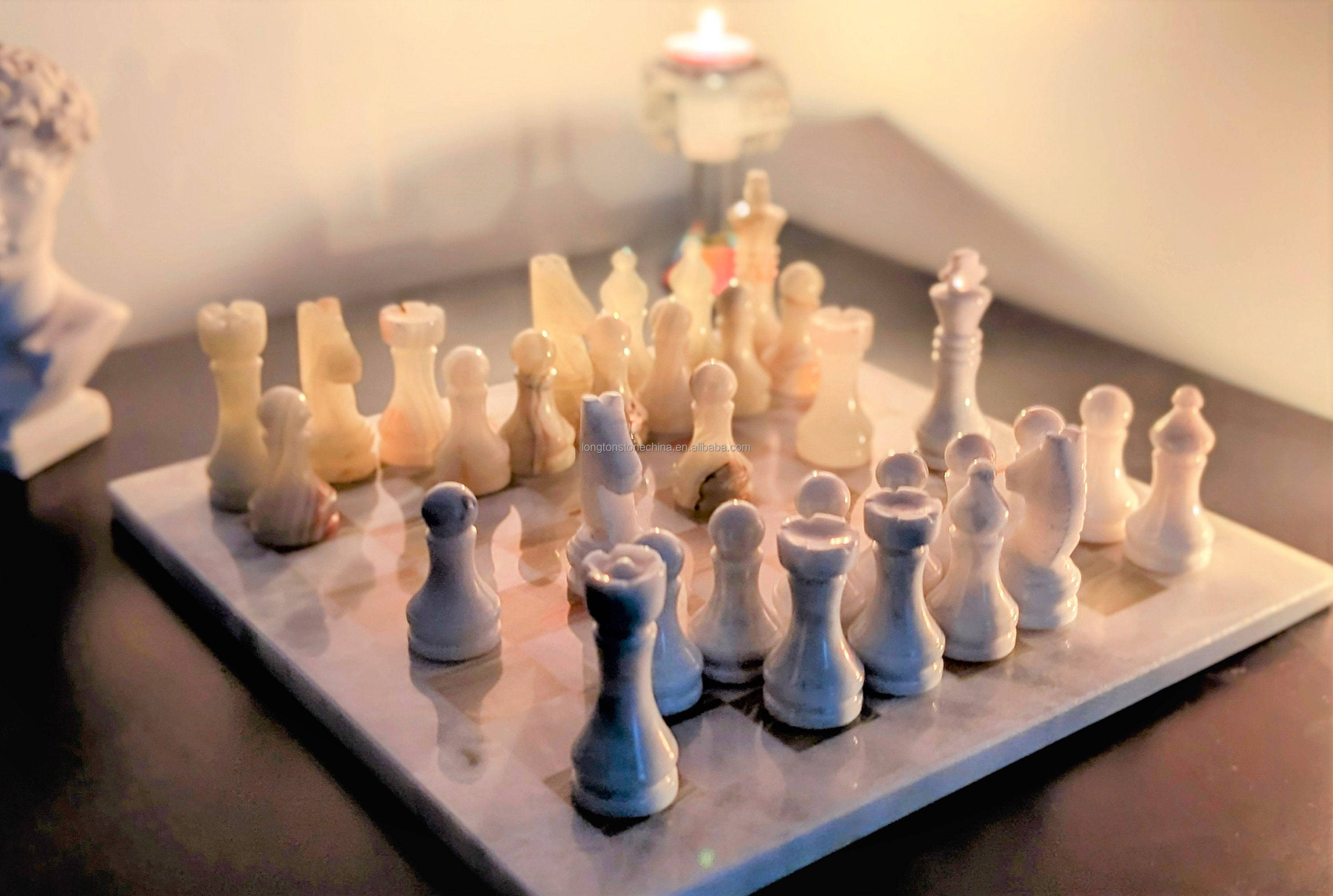 مجموعة شطرنج كاملة من الرخام ا - مراجعة Board Game Yearbook وسعره