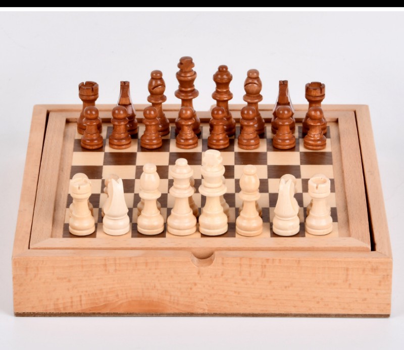 لوحة شطرنج خشبية 5 في 1 مصنوعة - مراجعة Board Game Yearbook وسعره