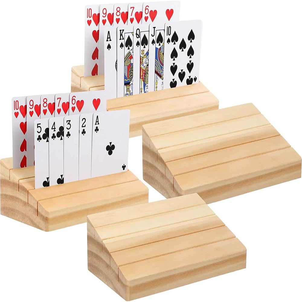 حامل بطاقات اللعب الخشبي بدون  - مراجعة Board Game Yearbook وسعره